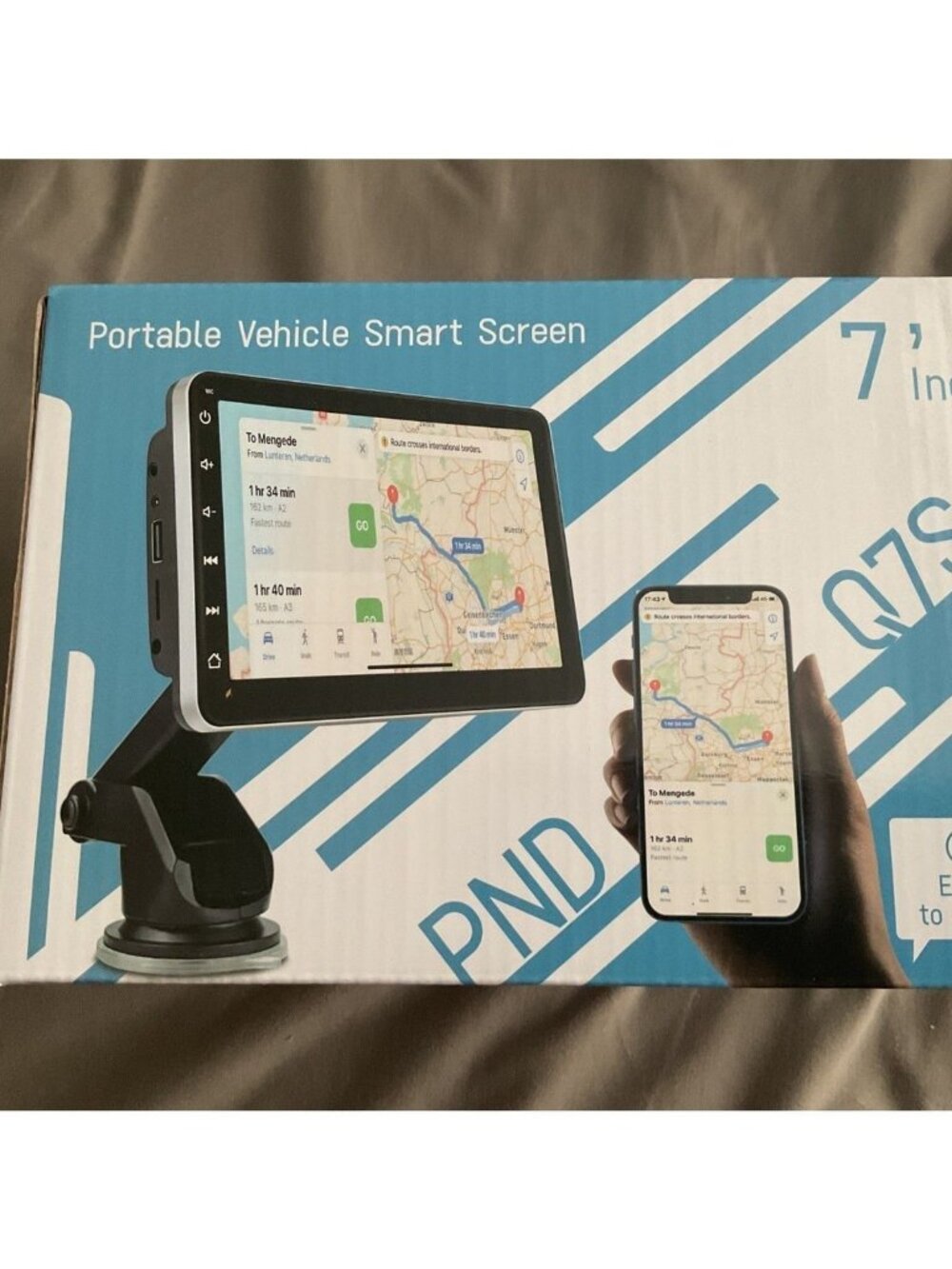 Newest Wireless Apple Carplay & Android Auto, 7In HD Touchscreen Portable
